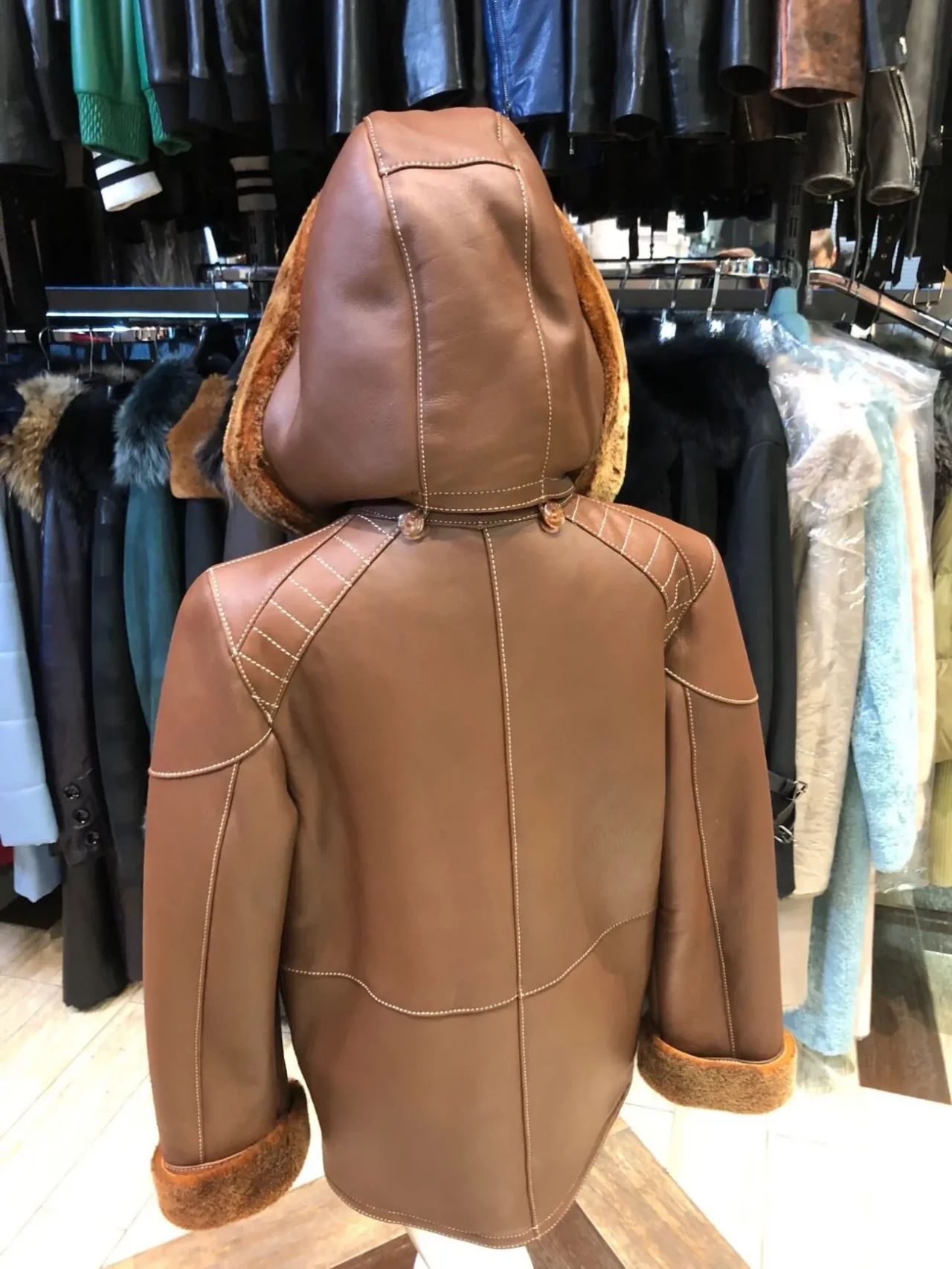 Дублянка дитяча натуральна,капюшон зйомний 3