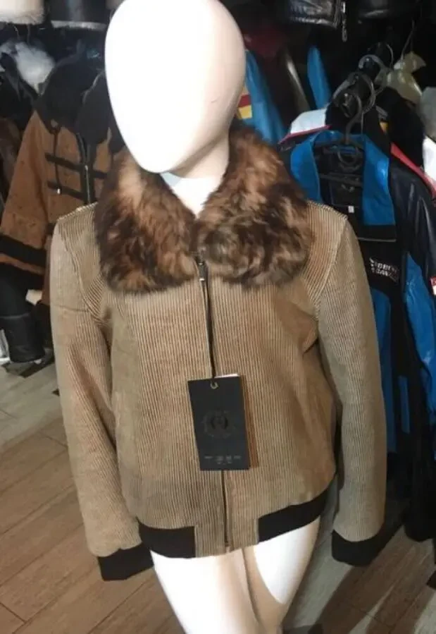 Дитяча дублянка,бомбер,натуральна