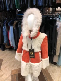 Дублянка дитяча натурльна,капюшон