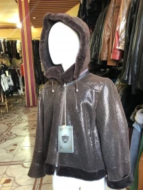 Дублянка коричнева,дитяча натуральна