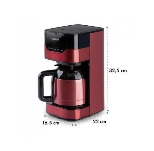Кавоварка Klarstein Arabica Red Німеччина модель 10035588 2