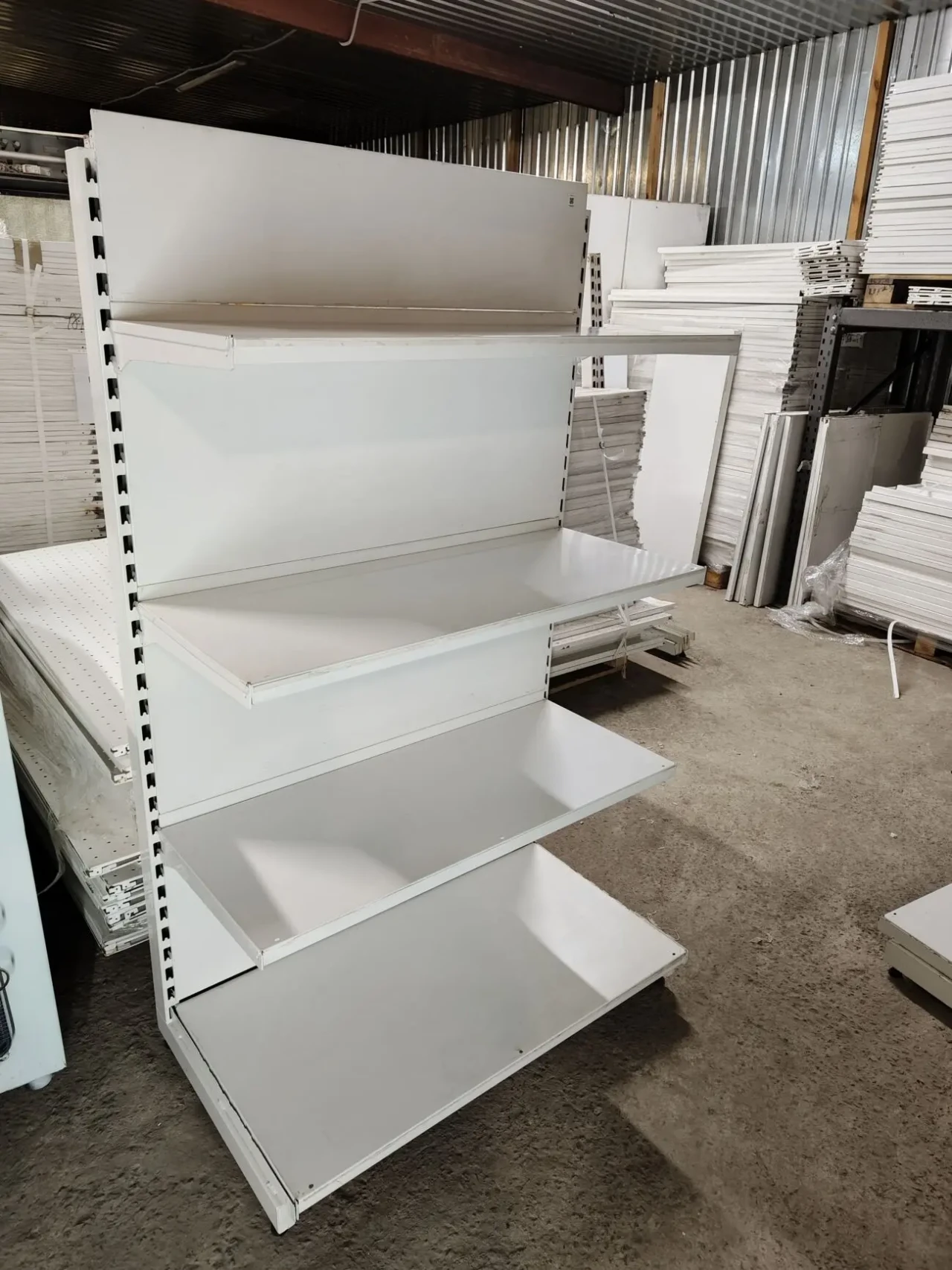 Стелаж вітрина торгова, односторонні пристінні стелажі, стелажі 2