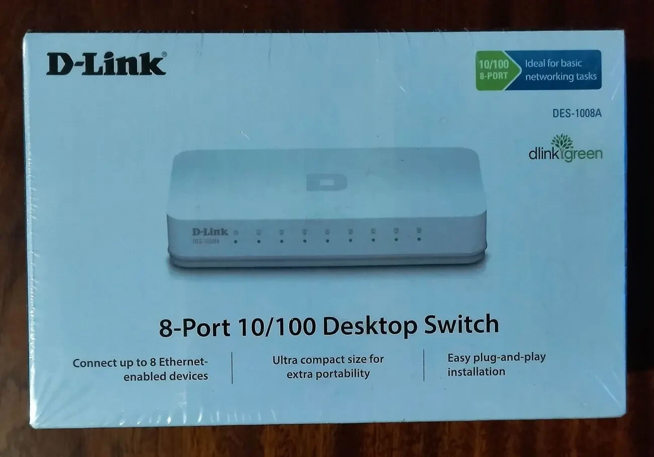 Мережеві пристрої D-Link DES1008A/DWL-G700AP