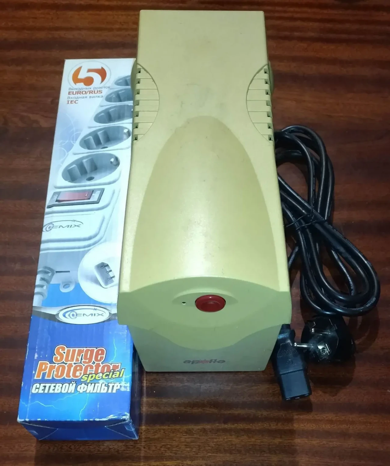 Джерело безперебійного живлення UPS Apollo 1050E/500VA 4