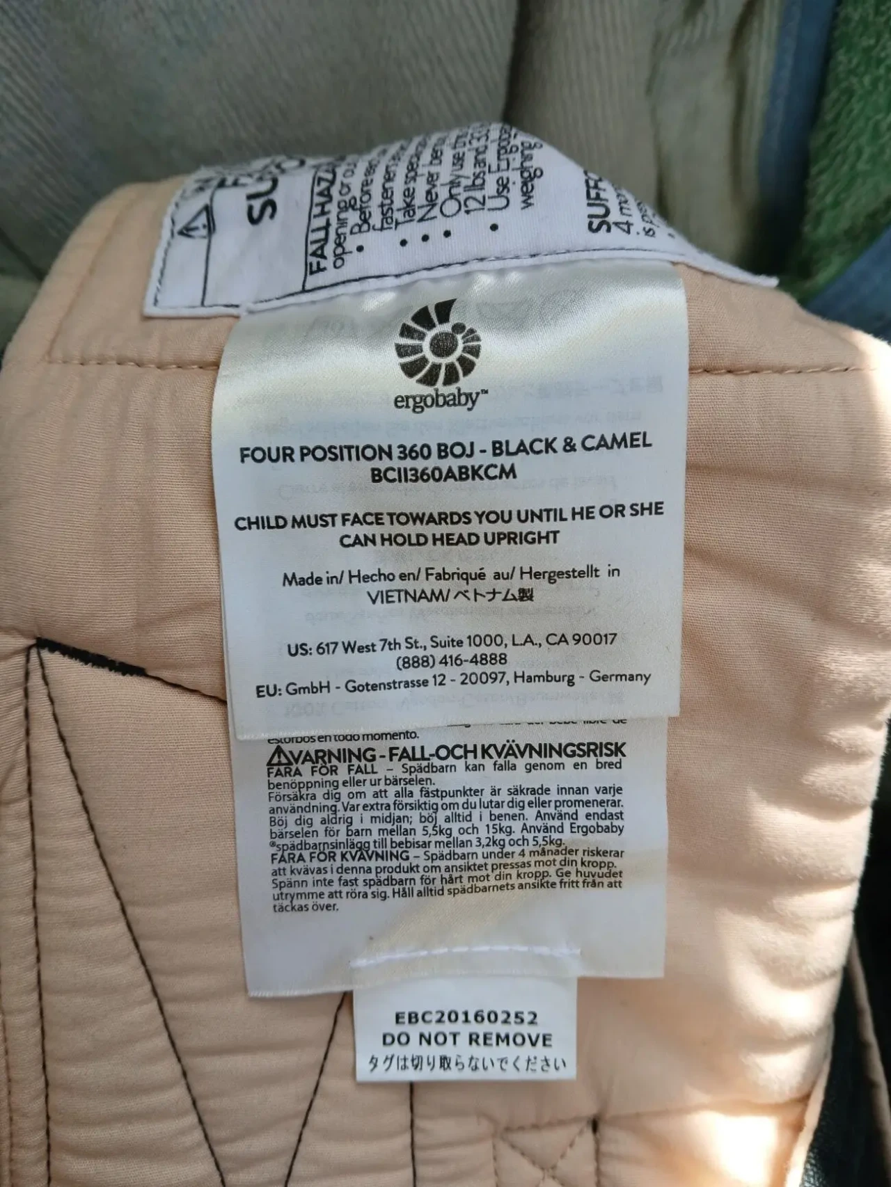 Переноска кенгуру др 15кг 3