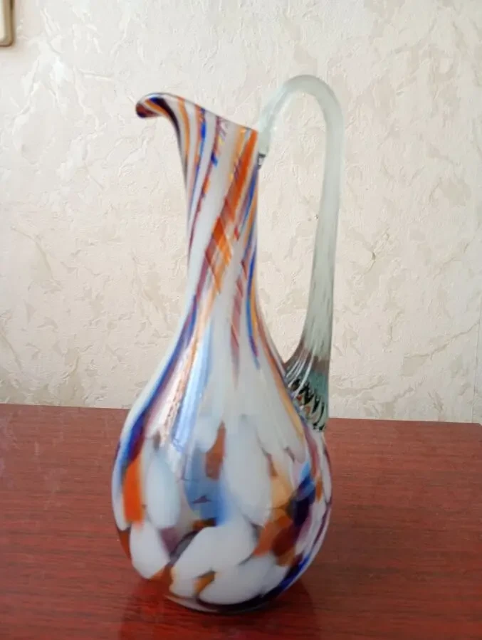 Стеклянный графин -кувшин, производство СССР. 4