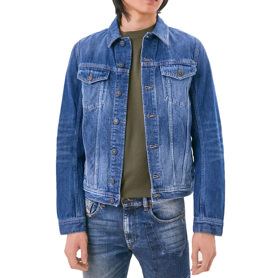 Diesel джинсовая куртка р. M мужская джинсовка чоловіча джинсівка 2