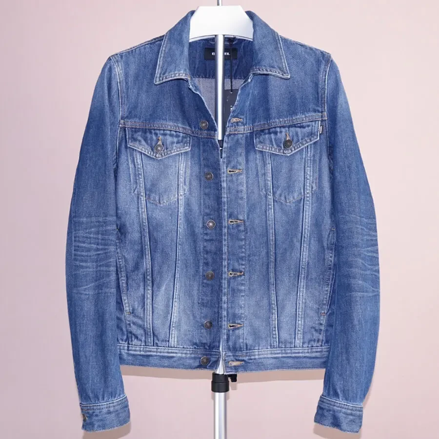 Diesel джинсовая куртка р. M мужская джинсовка чоловіча джинсівка 3