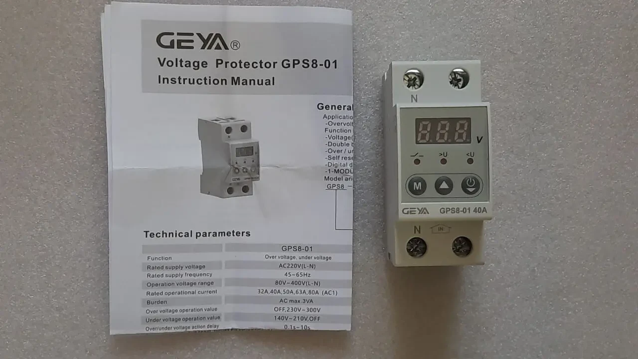 РЕЛЕ защиты дома 63A 230V. 5