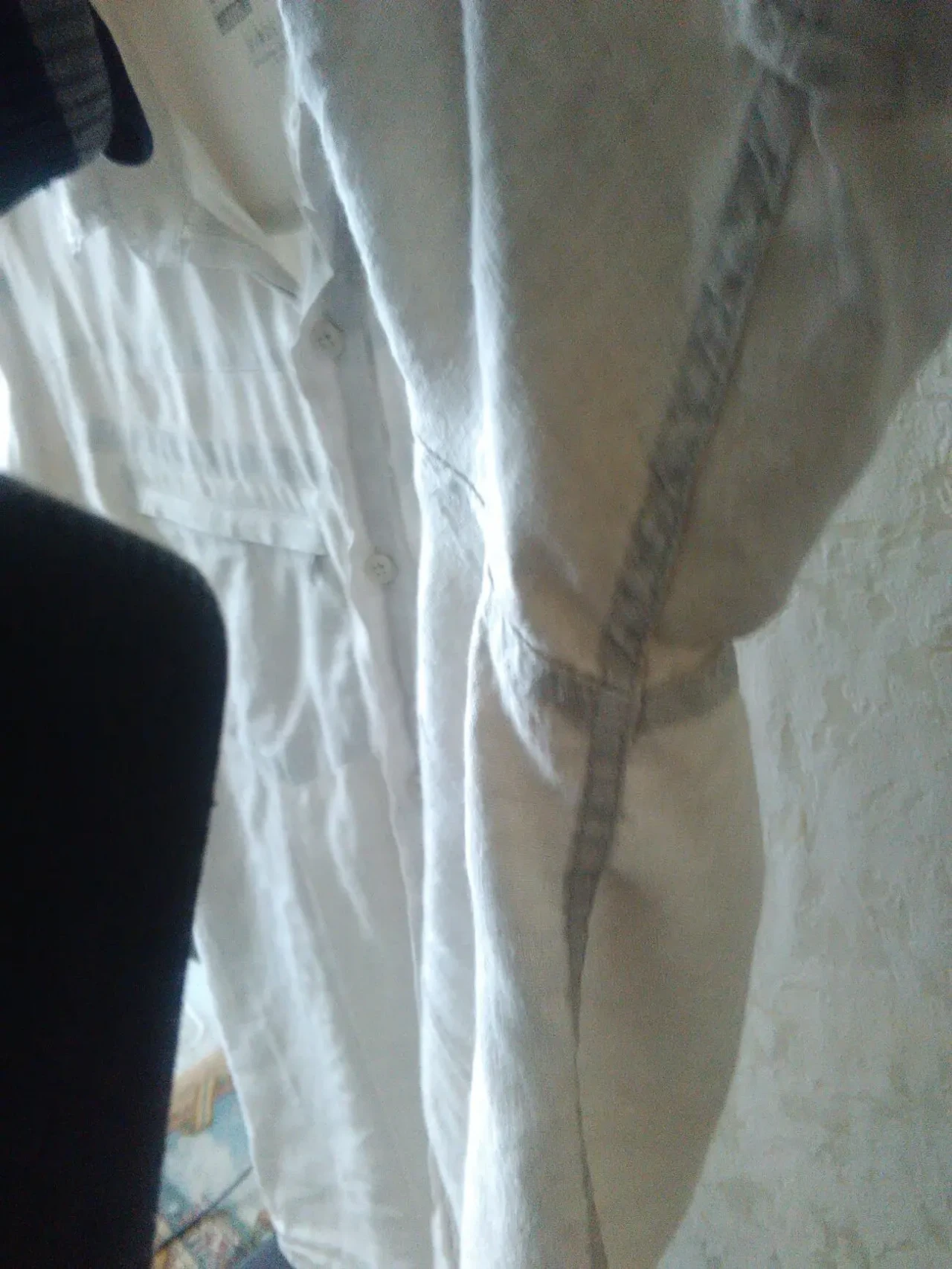 Льняная мужская рубашка (Турция). 6