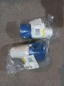 Розетка переносна 2Р РЕ 32А 220В ІР44