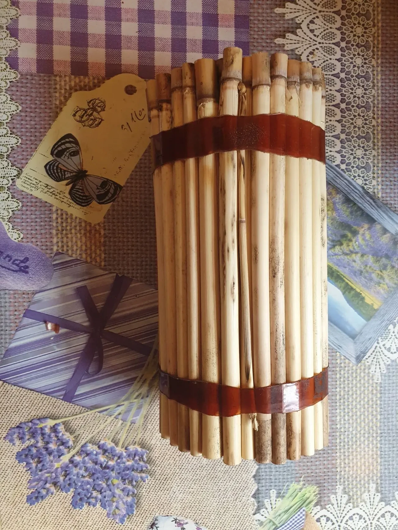 Трубочки для осмій з очерету 6