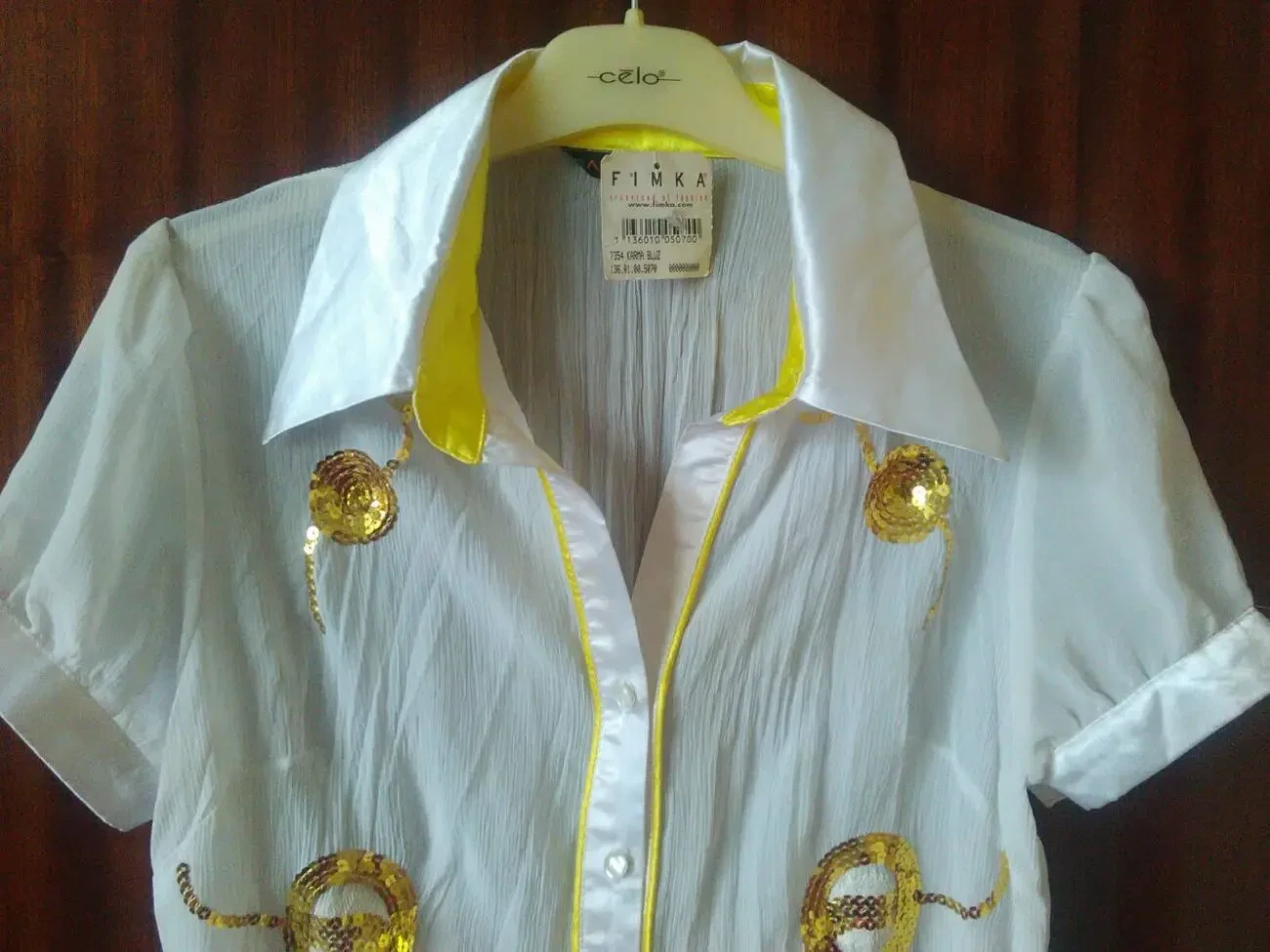 Новая, нарядная женская рубашка - 2 DVD диска с фильмами в подарок. 3