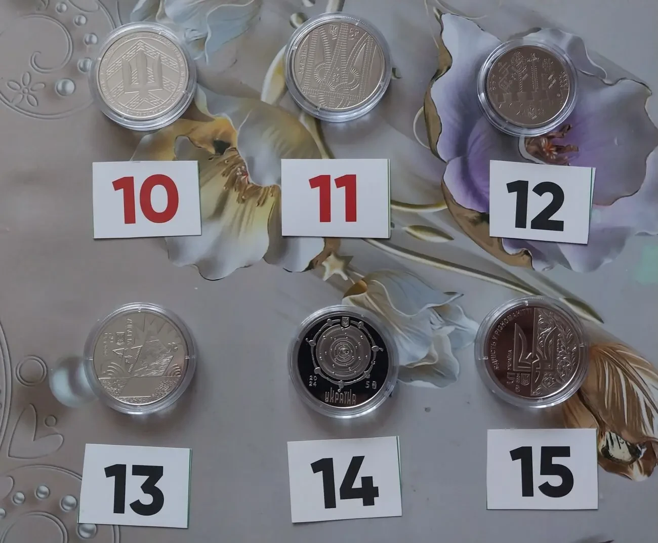 Памятні монети України з нейзильберу в капсулах 4