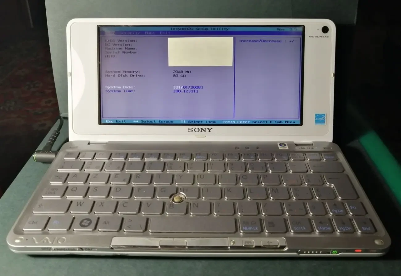 Sony Vaio VGN-P21Z 7