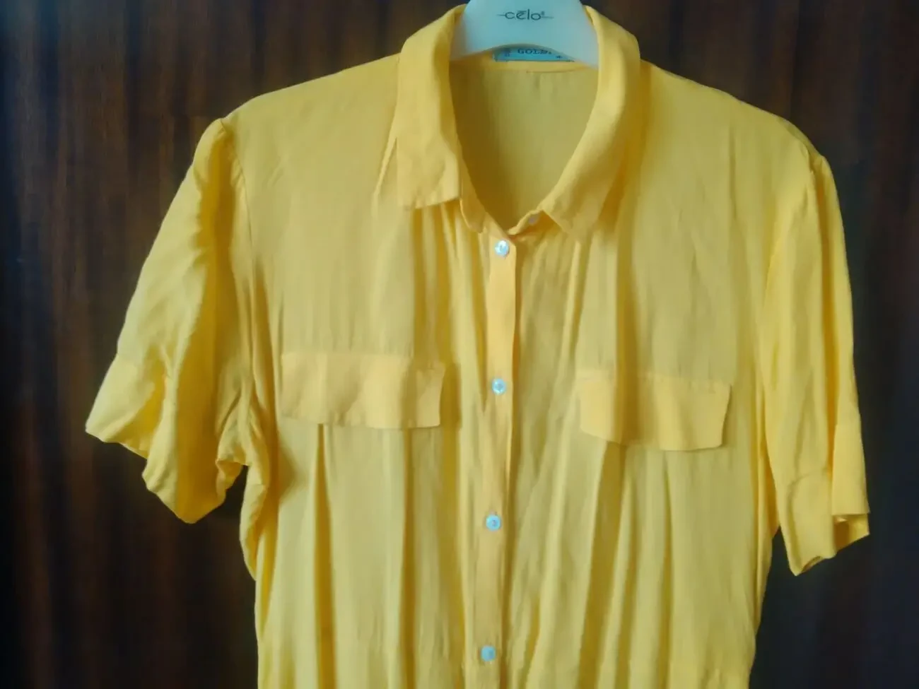 Женский желтый халат - 2 DVD диска с записями фильмов в подарок. 3