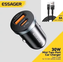 Автомобильное ЗУ Essager 30 Вт и кабель 1 м