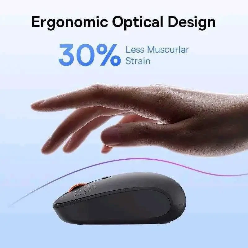 Беспроводная мышь Baseus F01A F01B тихая 5