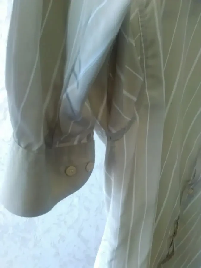 Мужская шелковая рубашка (Турция). 4