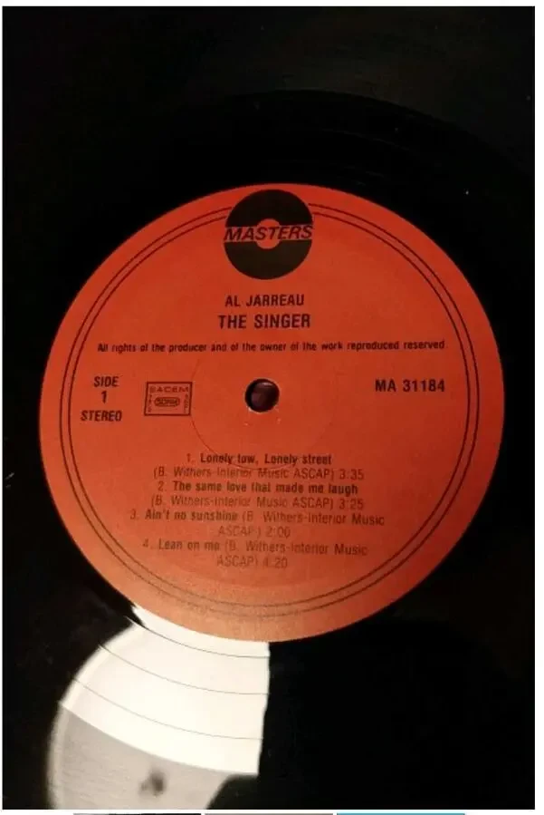 Винил. Джаз.  Al Jarreau. 3