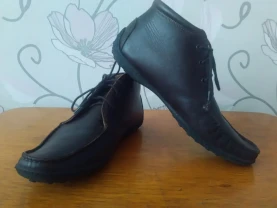 Мужские кожаные мокасины - ботиночки - 5 DVD дисков в подарок.