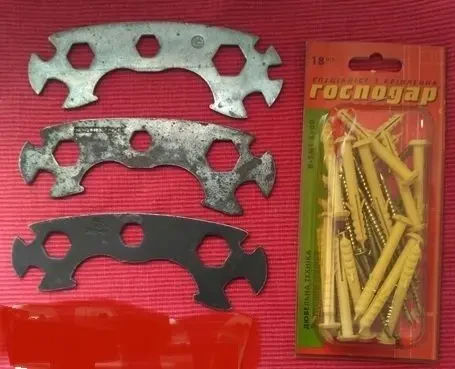 Инструменты набор крепление дюбель шуруп B-smt 6х60 18 шт. и ремонтны 6