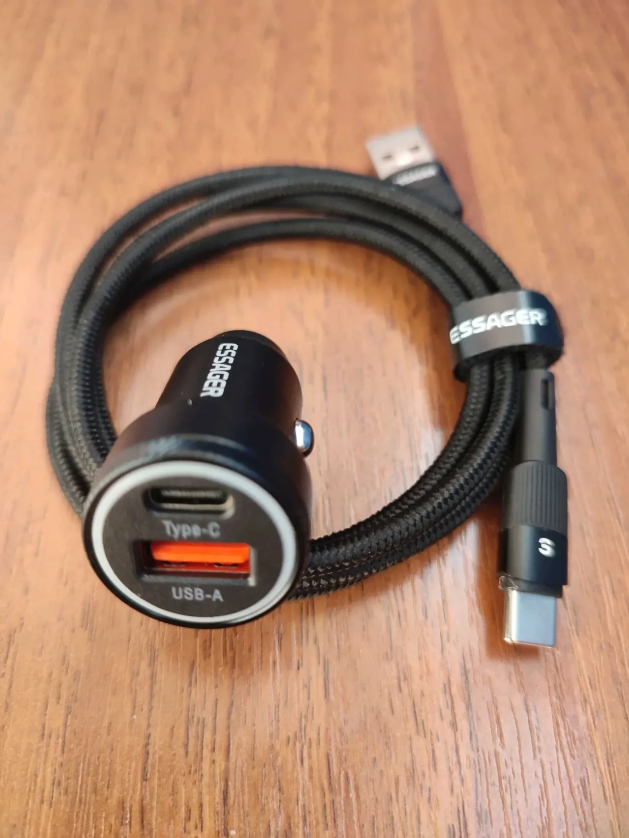 Автомобильное ЗУ Essager 54 Вт+кабель 1 метр