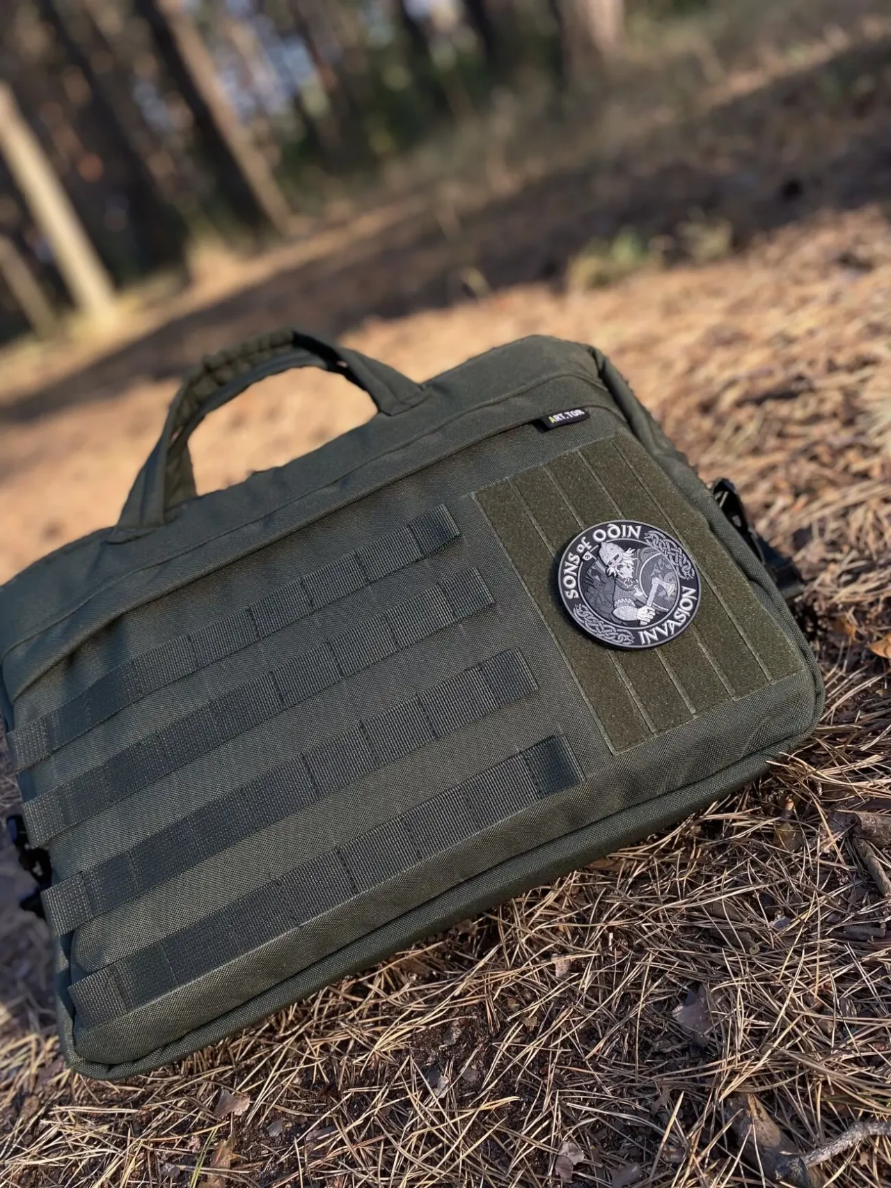 Сумка для ноутбука,документів NANNA (laptop bag,MOLLE,Velcro panel) 6
