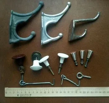 Инструмент ручки , крючки мебельные , для дома, дачи, разные, раритет 6