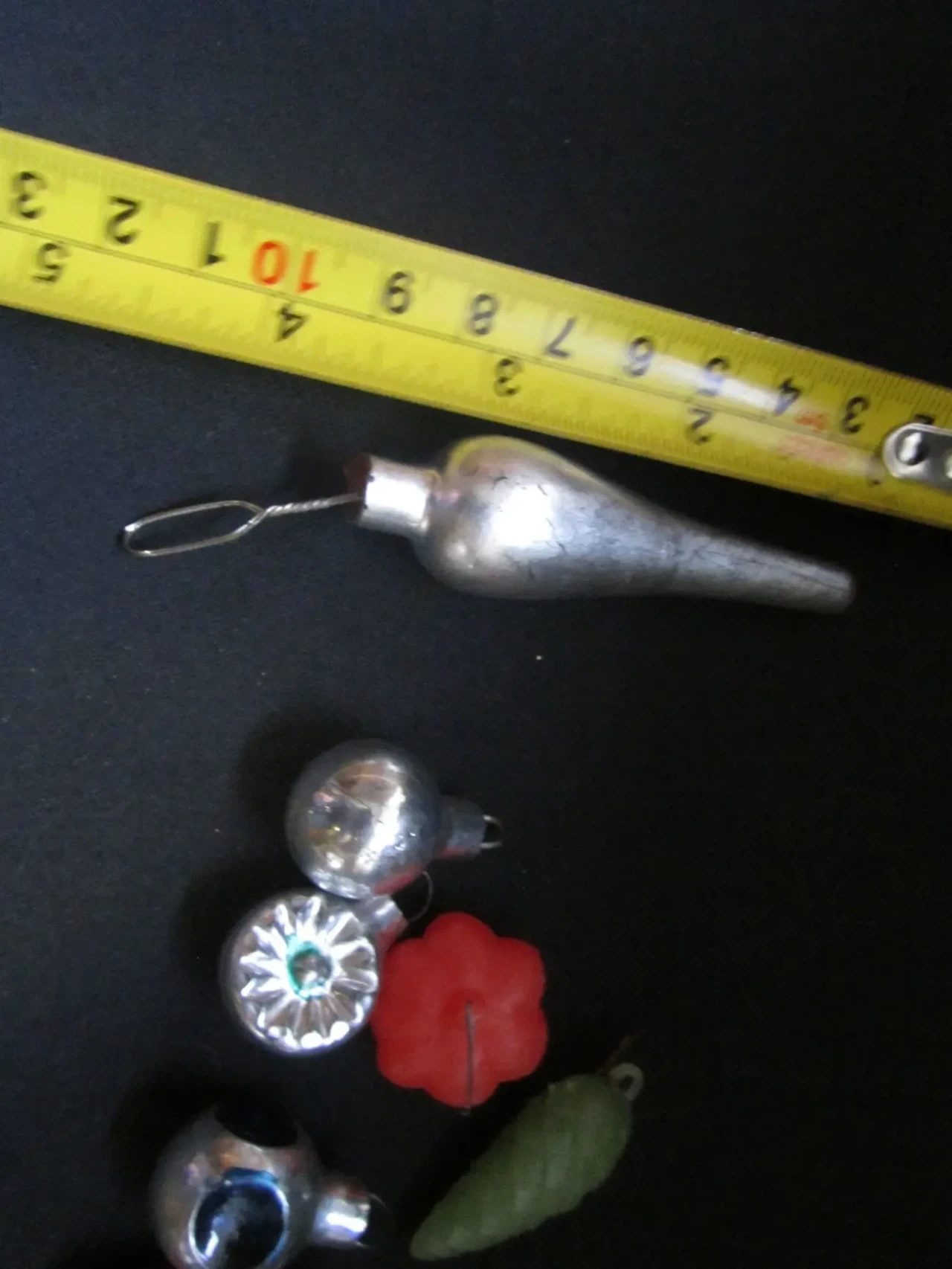 Елочные игрушки. 8 шт. Лот из чердака. 5