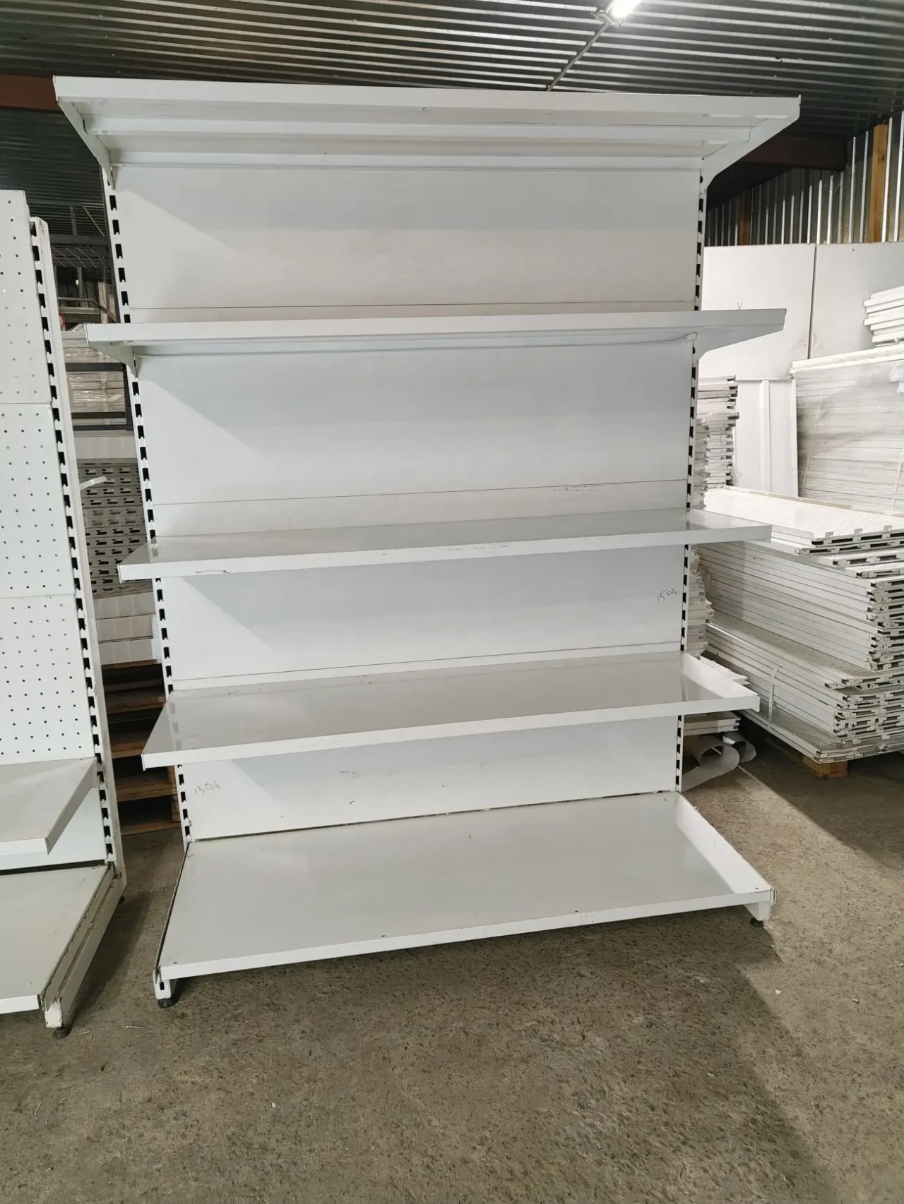 Стелаж торговий Алюр 1,9 м , стелаж пристінний бв, стелаж металевий 9