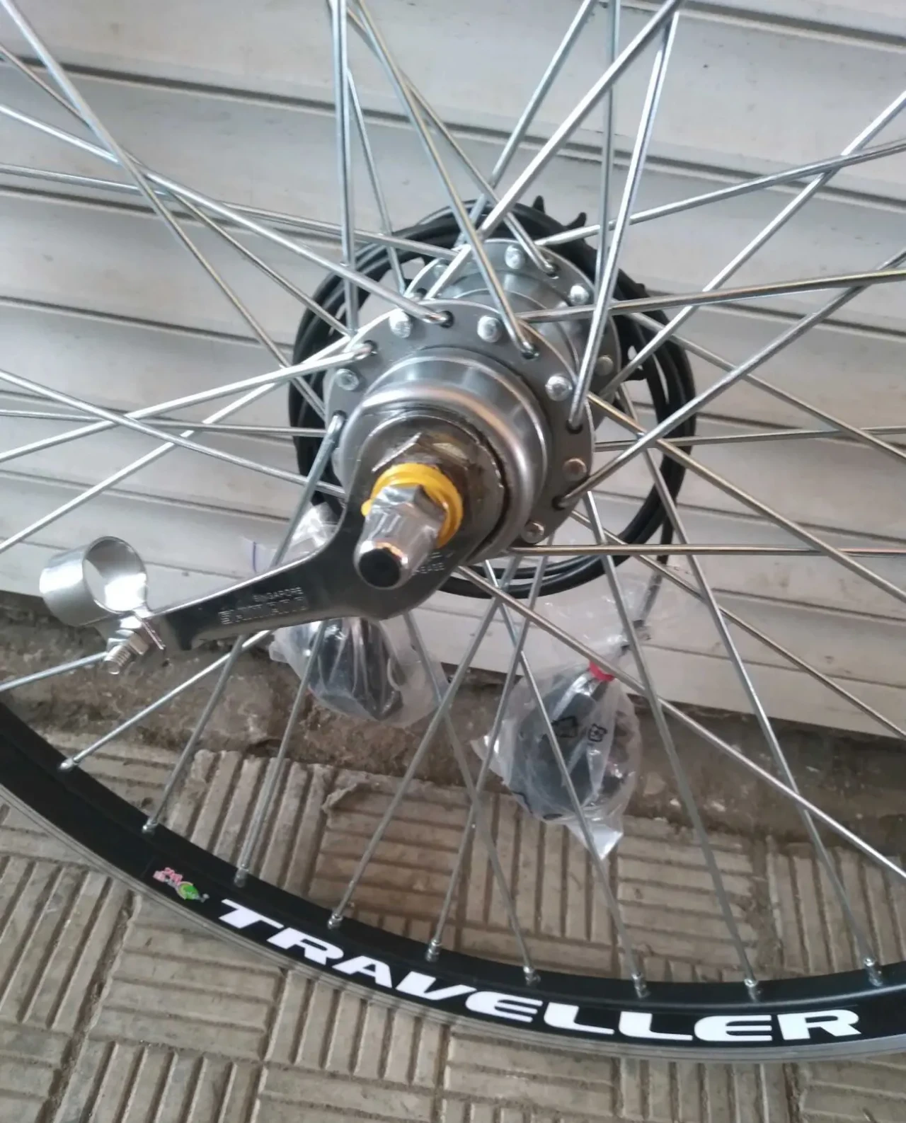 Вело Колесо заднее на планетарной втулке 3 6