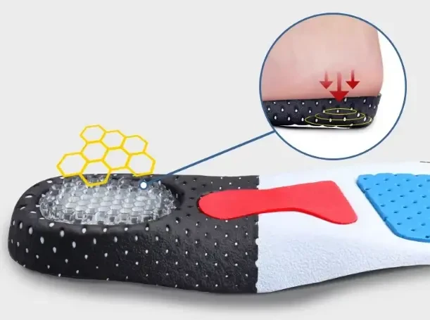 Ортопедические стельки, с эффектом памяти, для спортивной обуви. 4