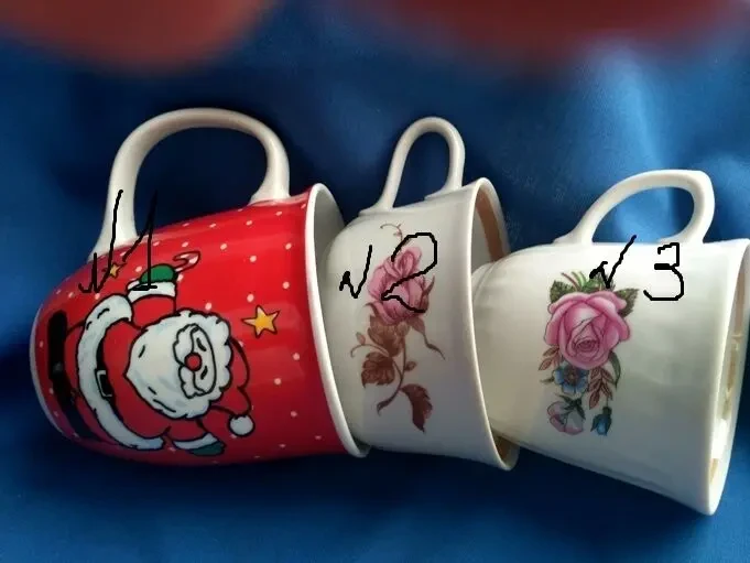 Чашка чашки новые 3 разных 2