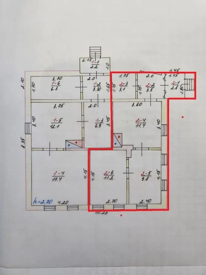 Продам 1/2 будинка в Старому Мерчику. 3