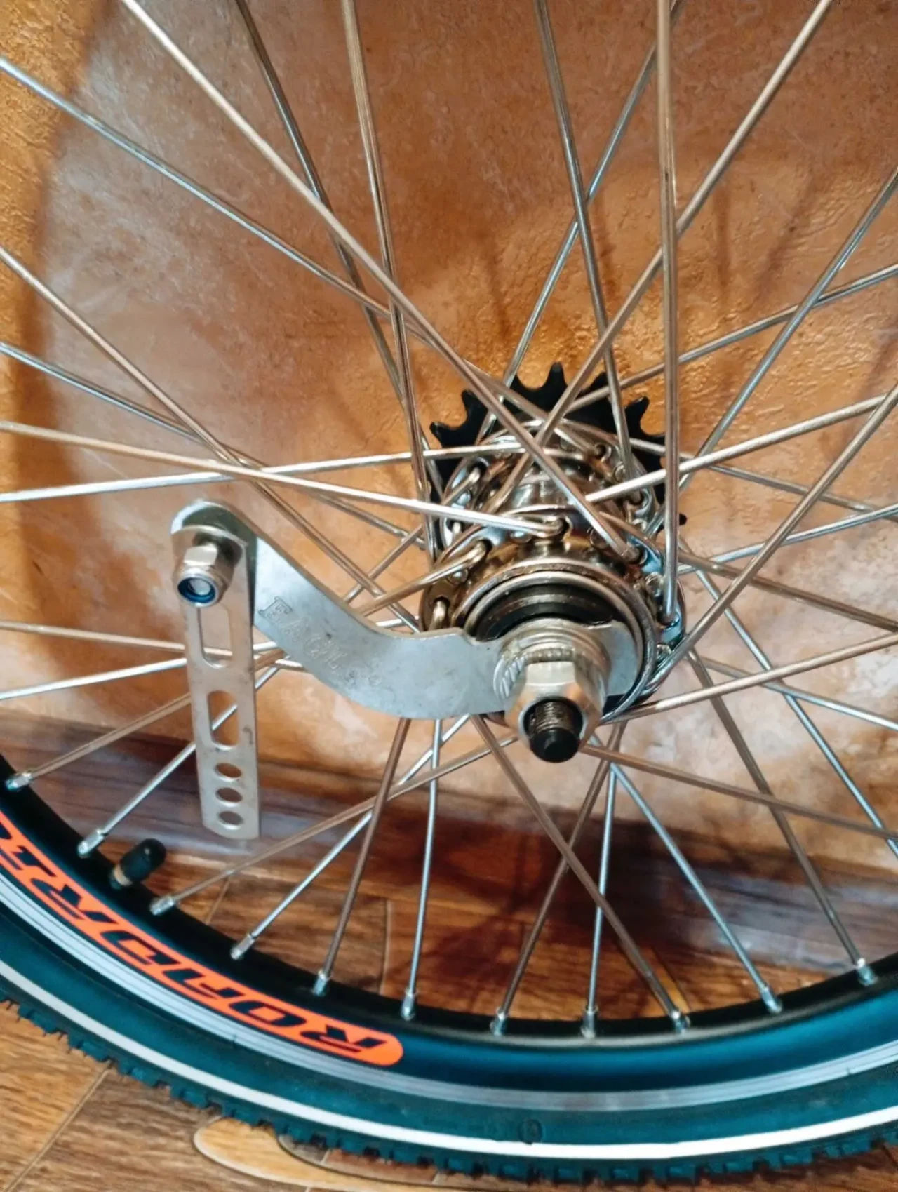 Вело колесо заднее ножной тормоз 8