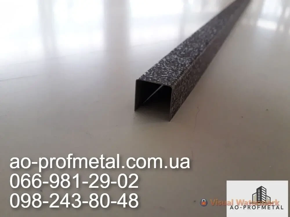 Планка на металлопрофиль, П-образна планка на профнастил. 7