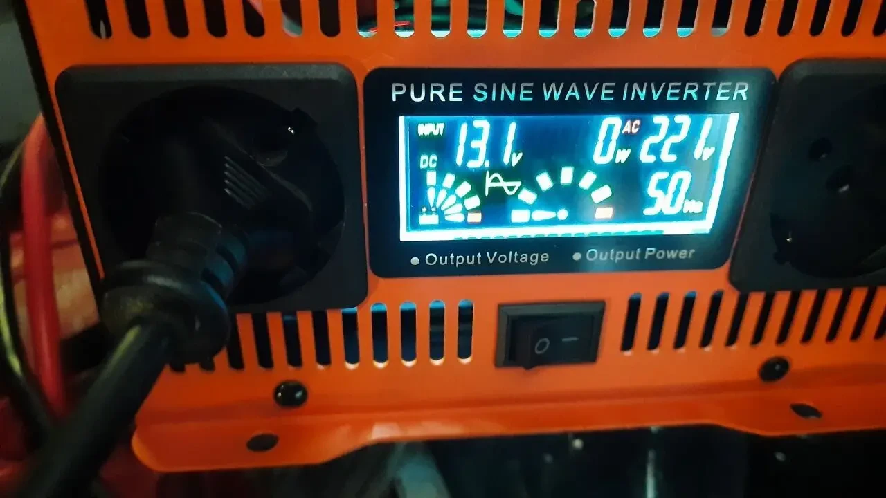 HOULI інвертор DC 12V до змінного струму 220V 3000W чиста синусоїда