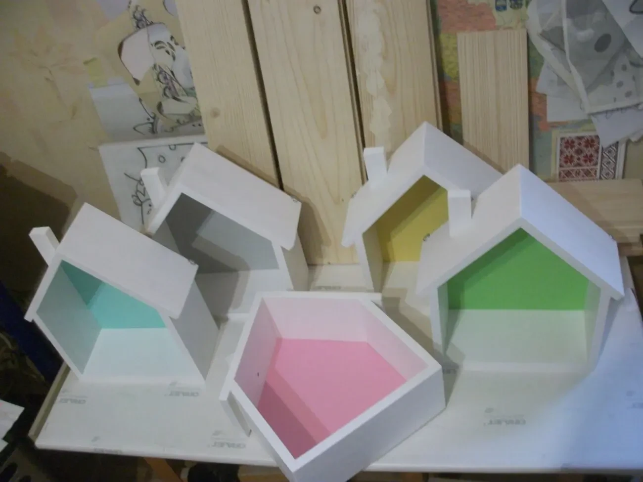 Декор для дому. Настінна полиця для дитячої кімнати. 2