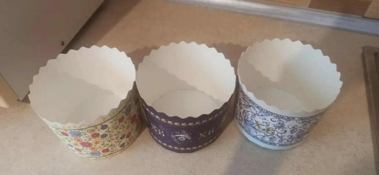 Форма для кулича бумажная Премиум d 110 мм 2