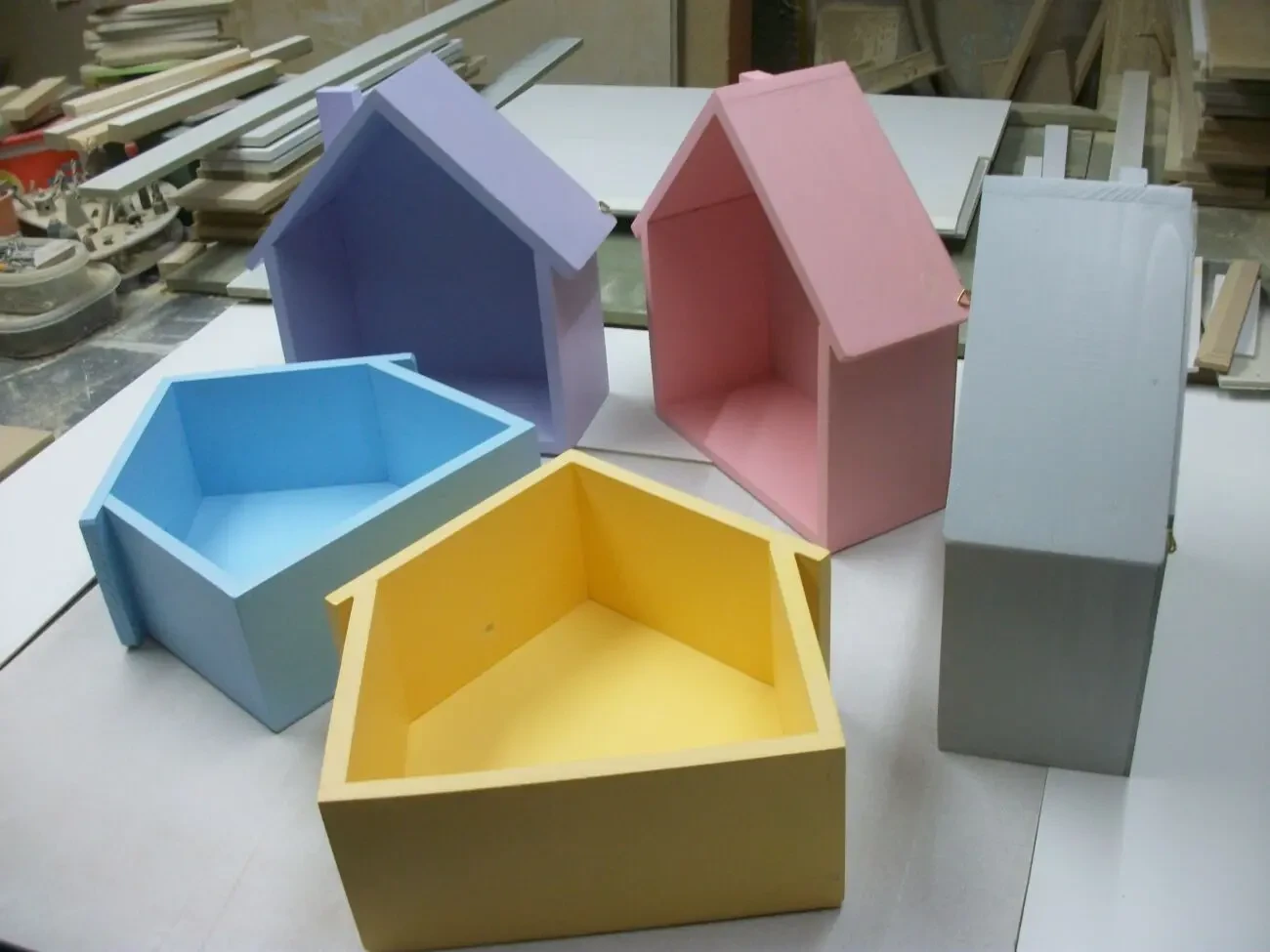 Набір поличок для іграшок. Дитячі меблі. Книжные полки. 9