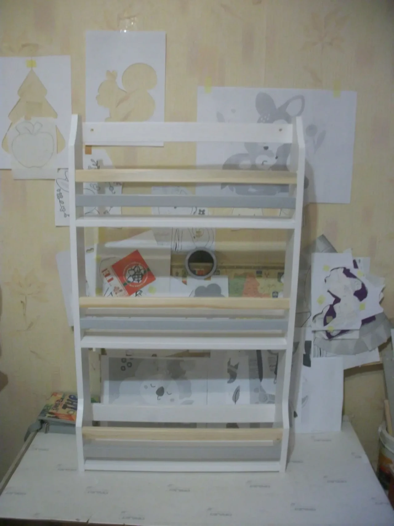 Стелаж для книг та іграшок . Дитячі полиці. Книжкови полици . 2