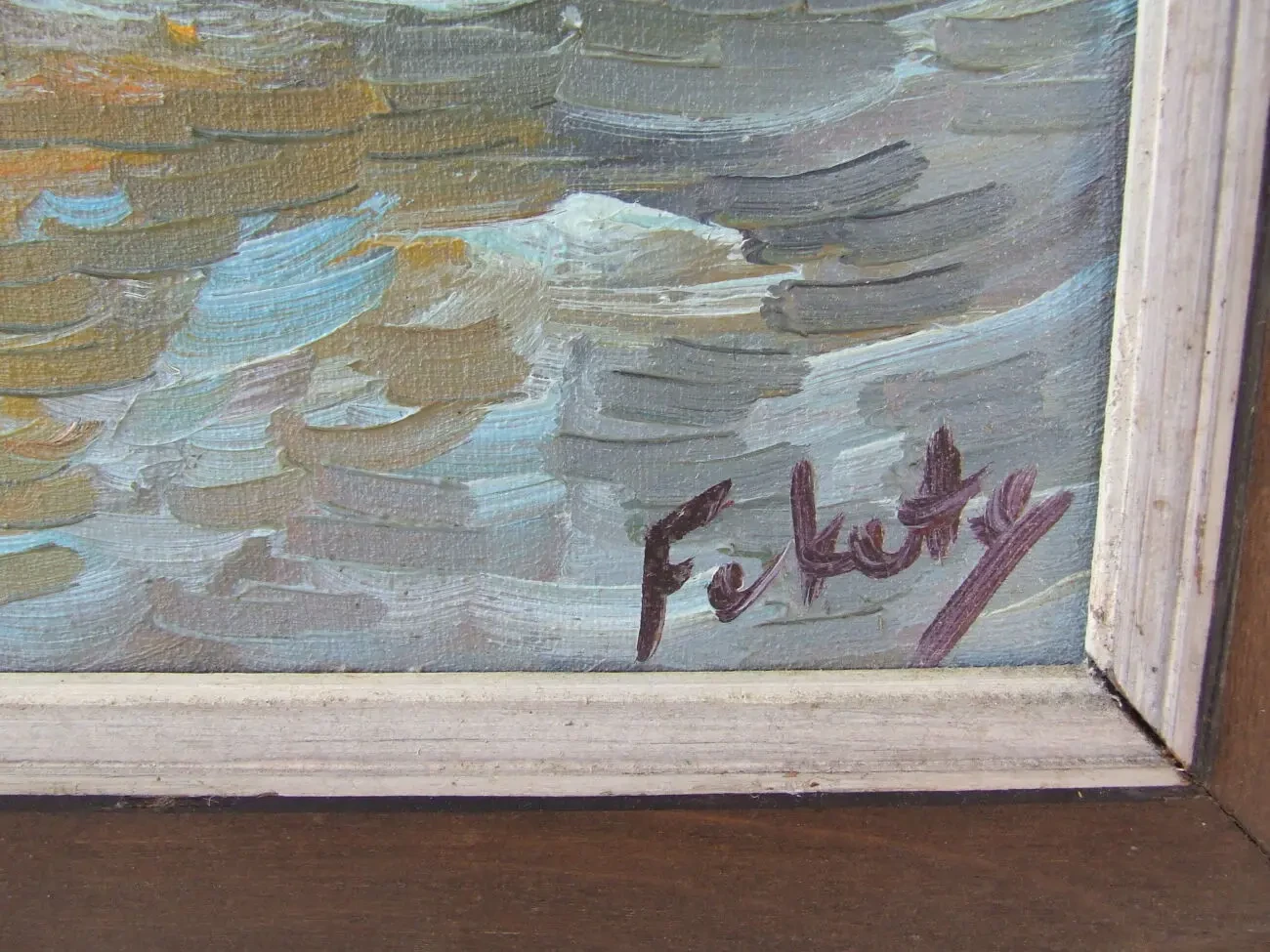 ЧСЗХУ Фекете Т. 1935 -2018 . х.м.80 х 60 см. 1980 гг. Закарпатская шк 10