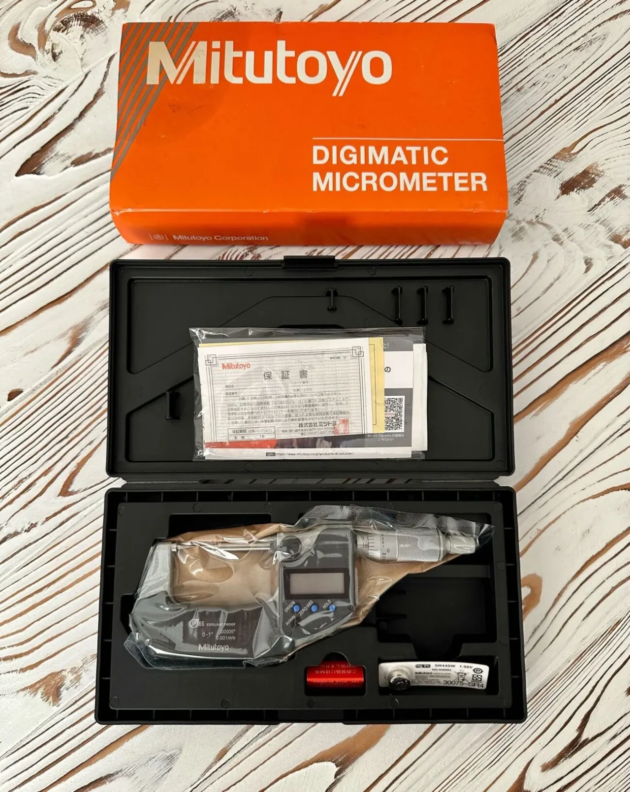 Мікрометр з точечнимі губками 0-25мм Mitutoyo