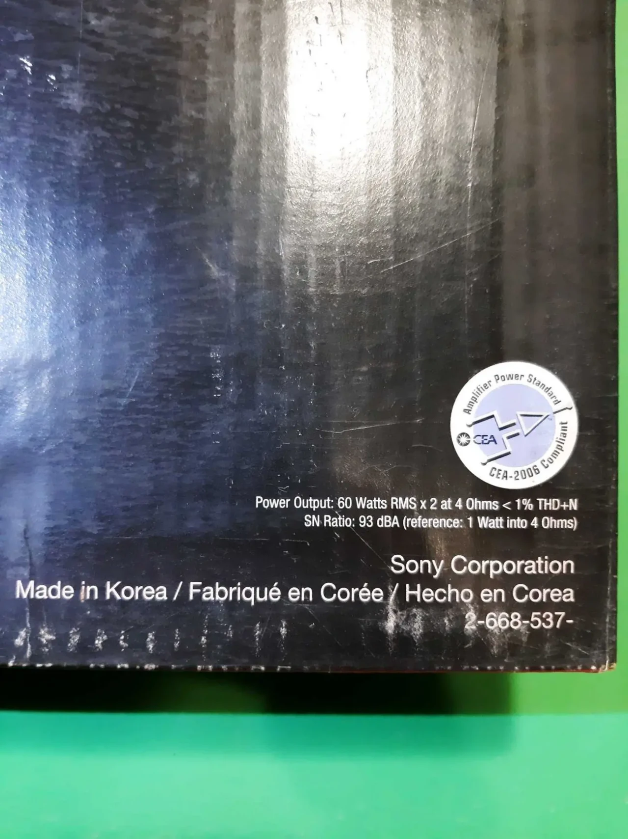 Автомобільний підсилювач звуку SONY 2