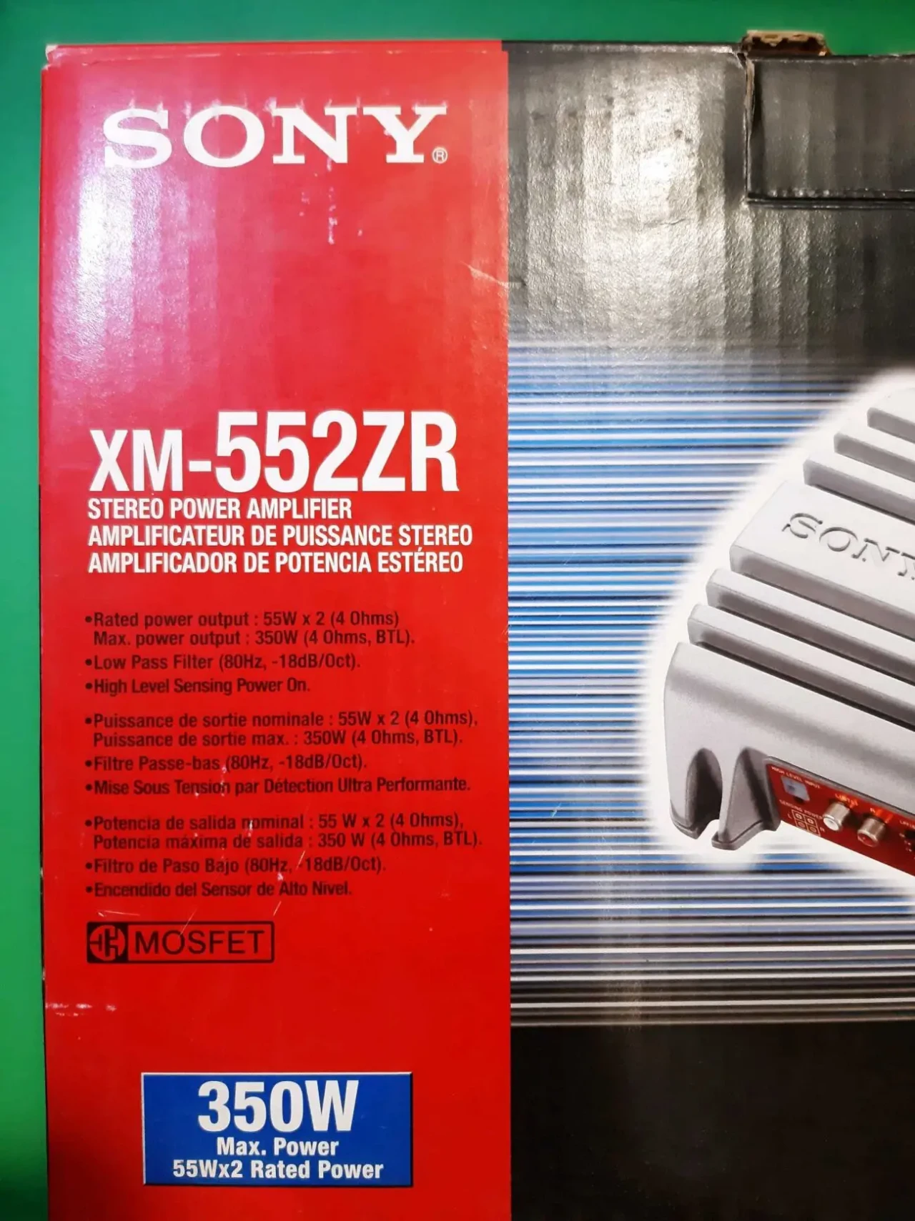 Автомобільний підсилювач звуку SONY 10