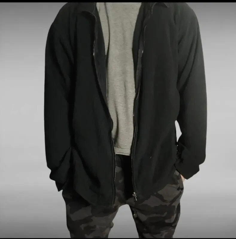 Чоловіча флісова кофта black bear на блискавці xxl 2