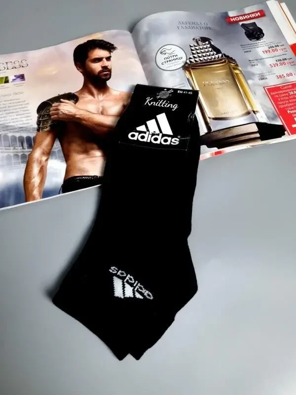 Шкарпетки adidas (розмір 41-45, 100% бавовна 5