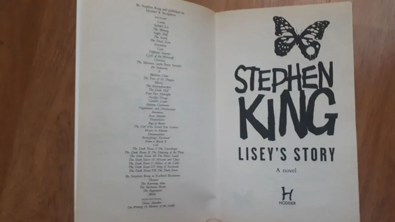 Lisey's Story Stephen King English книга на Английском 3