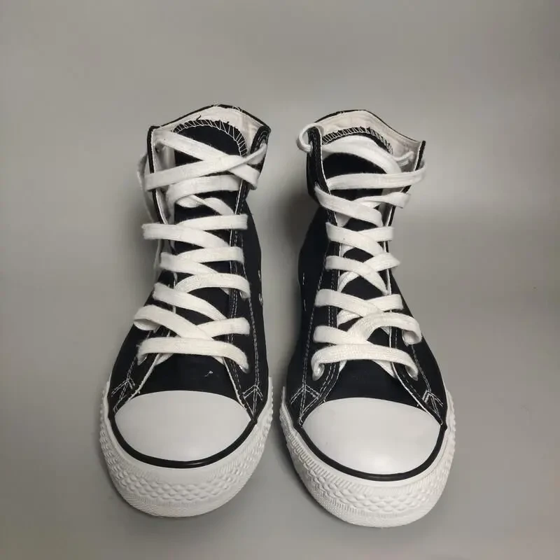 Кеди converse чорні з білою підошвою р.38